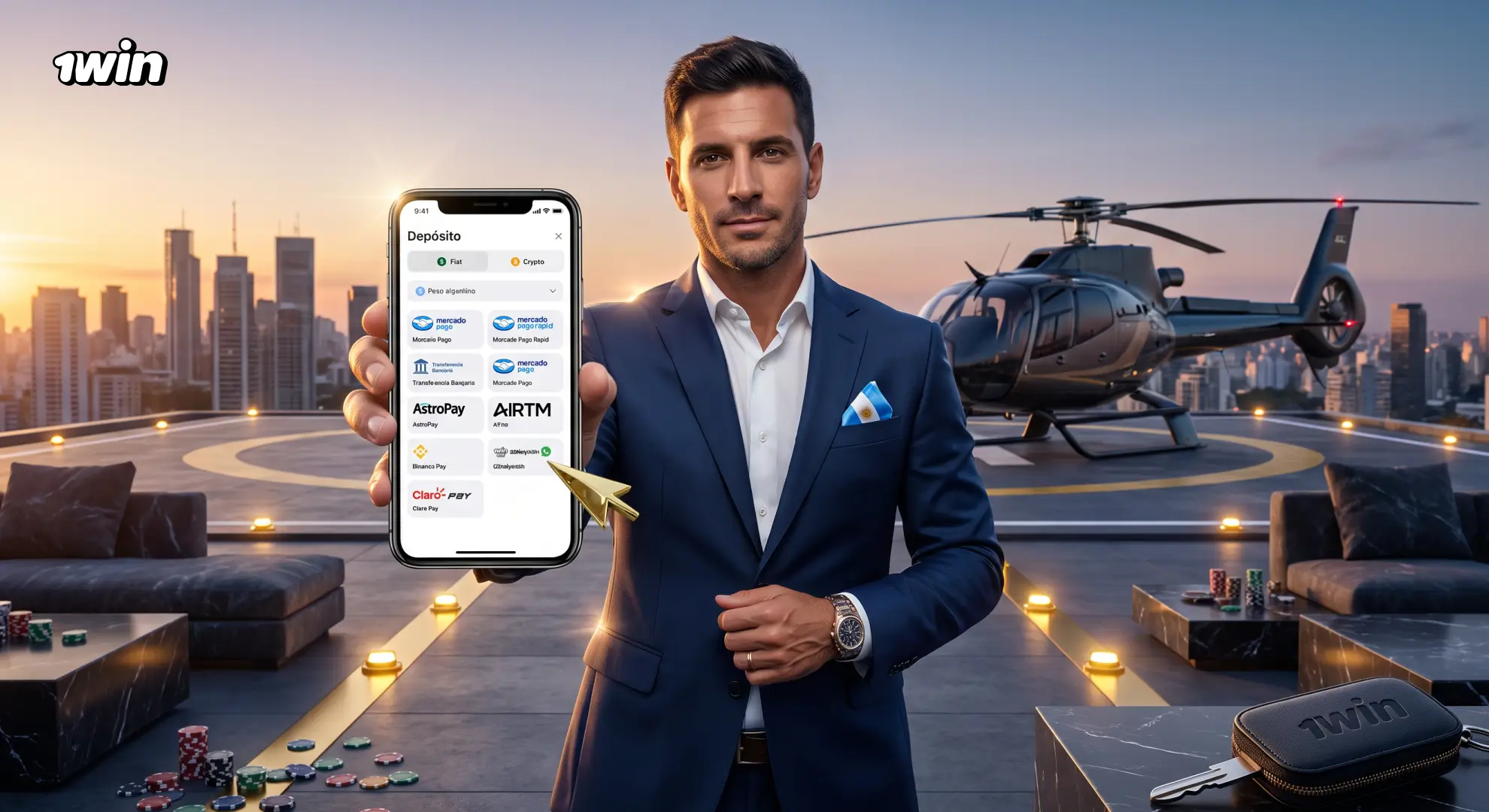 Mercado Pago en 1win Argentina